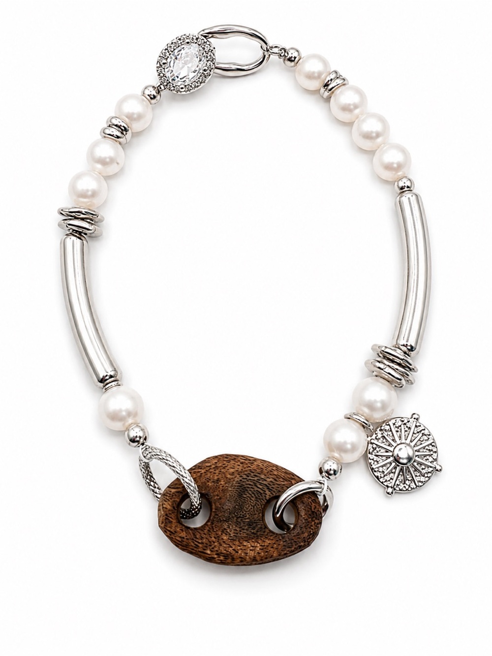 Driftwood Pearl Bracelet (#B61)